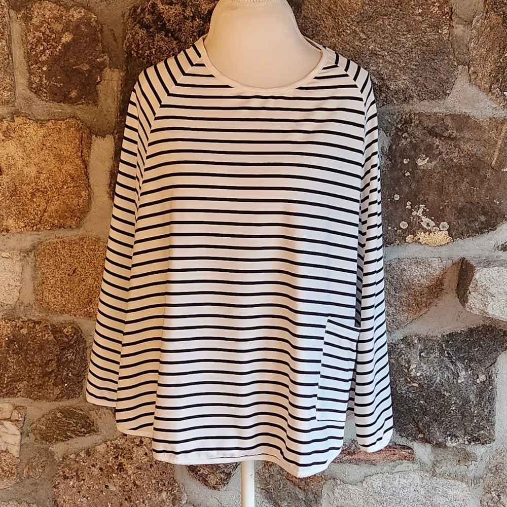 Kefee Kol Womens Nursing Cover One Size Black White Stripe Modesty Cover